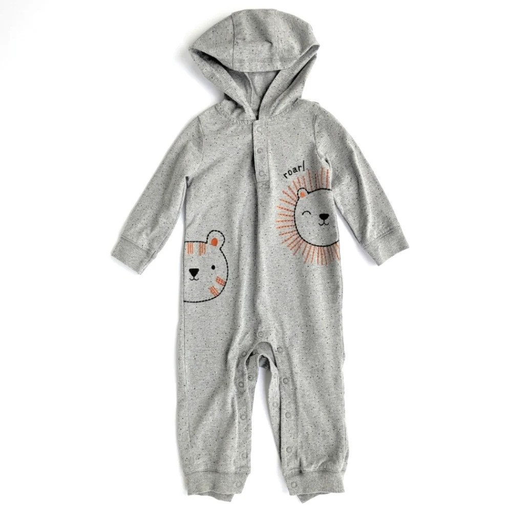 Carter's Hoodie Romper - Picture 1 of 8